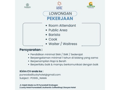 Loker, alumni silakan merapat