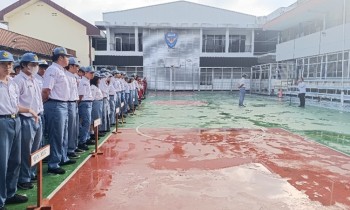 Apel Pagi Bersama BNN Provinsi Jawa Tengah Menjadi Sekolah “BERSINAR”