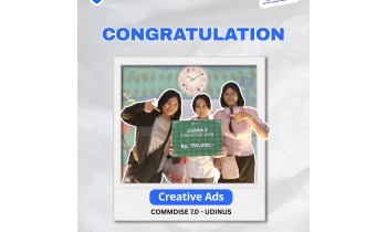 Siswa SMK Nusaputera 1 Raih Juara 2 Creative Ads pada COMMDISE 7.0 UDINUS