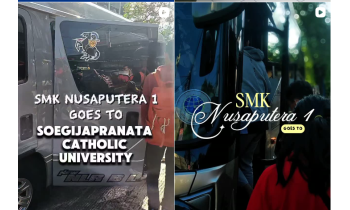 SKANUSA Goes to Campus! SMK Nusaputera 1 Hadiri DIGINEXIA di BINUS dan Belajar Website di SCU