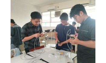 Sambut Tugas Akhir, Siswa Kelas 12 TKJ SMK Nusaputera 1 Ikuti Pelatihan CCTV, Jaringan, dan Arduino