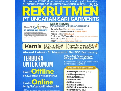 Loker PT UNGARAN SARI GARMENTS