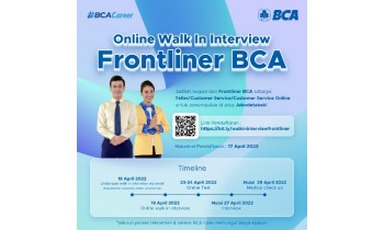 Kesempatan berkarier di BCA