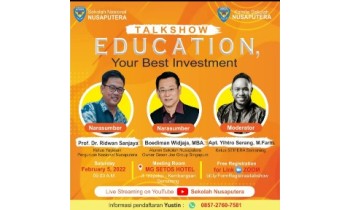 TALKSHOW EDUCATION, YOUR BEST INVESTMENT